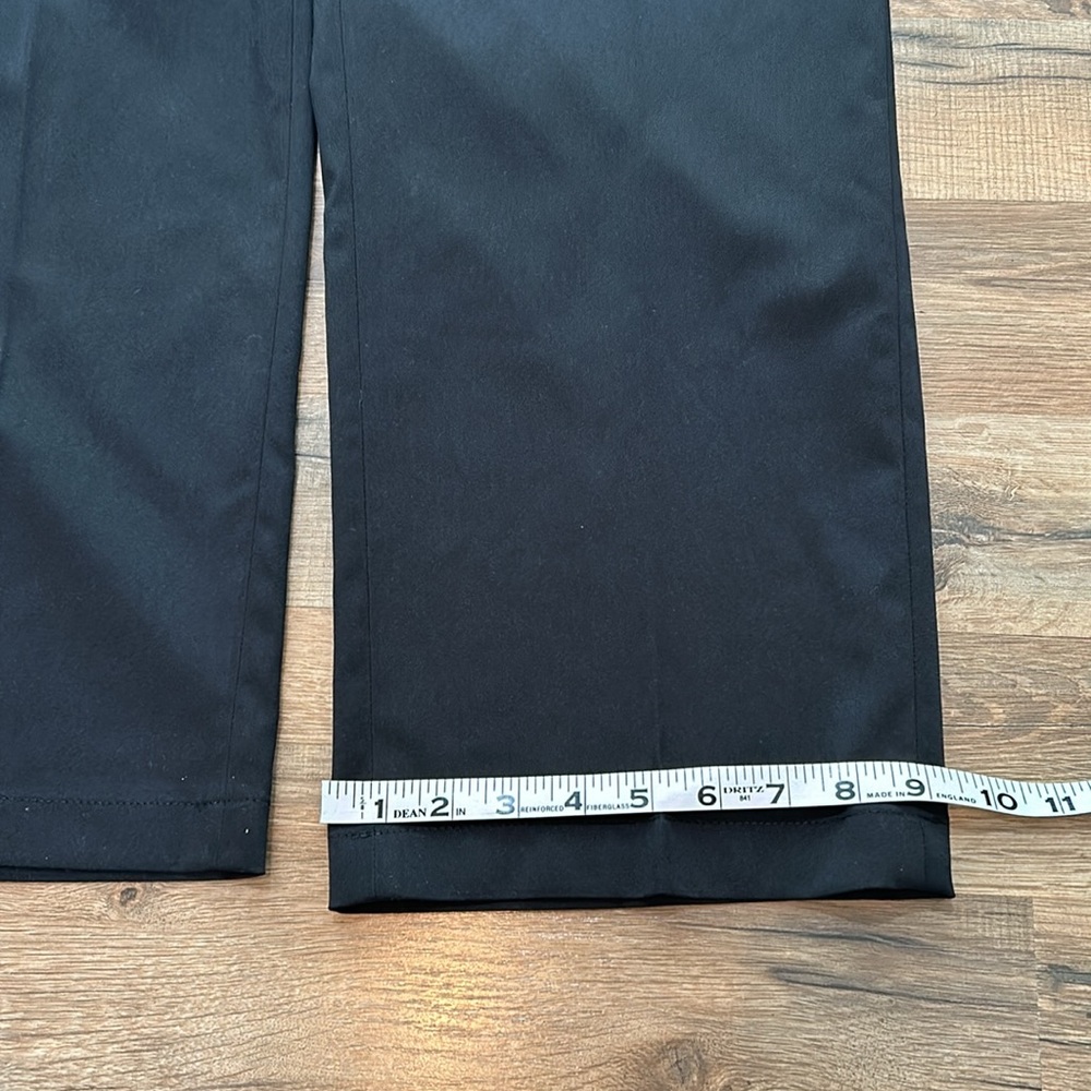 AMAZON ESSENTIAL CHINO PANTS CLASSIC FIT BLACK NEW 38W x 28L - Picture 9 of 14